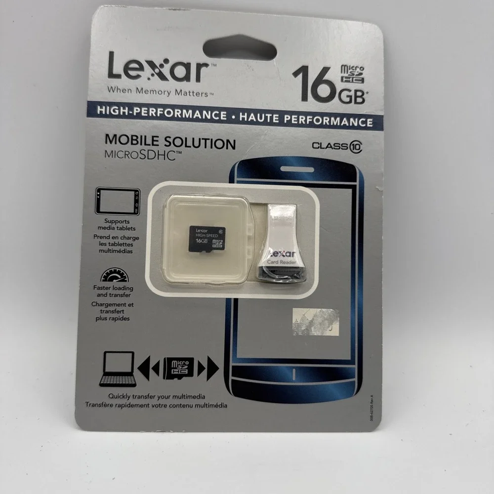 Lexar Mobile Solution 16GB Class 10 MicroSDHC Plus USB 3.0 Card Reader